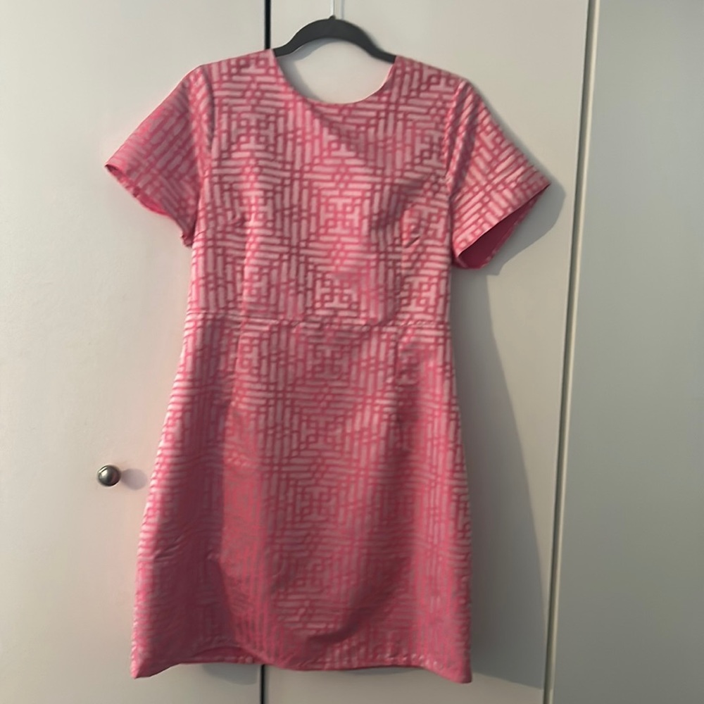 Pink dress worn once. Great condition. Smoke free and animal free home.